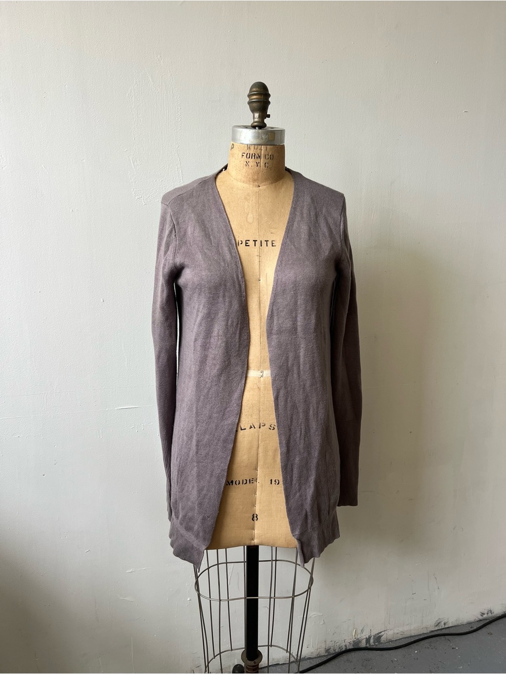 lululemon athletica Lavendar Open-Front Knit Cardigan